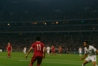 Ilustrasi pemain sepak bola internasional.