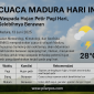 Perkiraan Cuaca hari ini 13 Juni 2025.