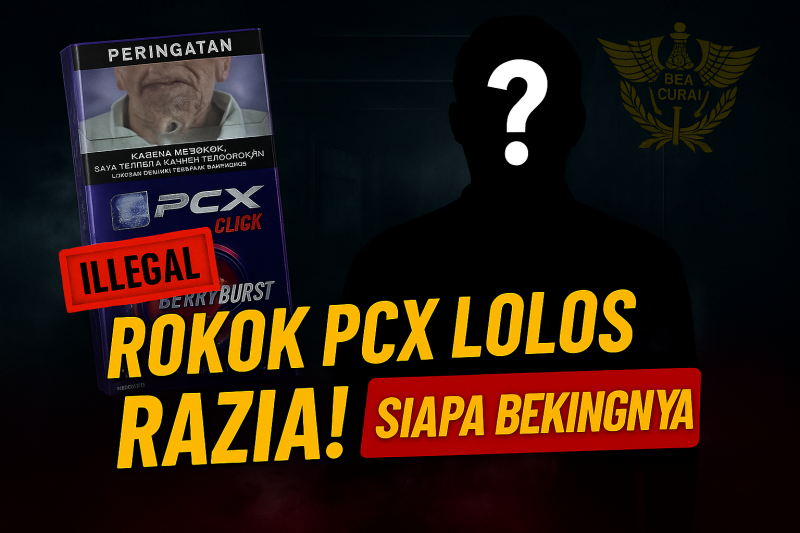 TERBONGKAR! Gudang Rokok PCX Ilegal Masih Bebas Produksi?