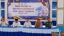 Caption: Situasi saat Rakor tentang percepatan eliminasi Kusta di Kecamatan Tambelangan (Sumber Foto: Safii/Pilar Pos)