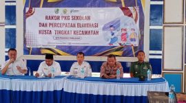 Caption: Situasi saat Rakor tentang percepatan eliminasi Kusta di Kecamatan Tambelangan (Sumber Foto: Safii/Pilar Pos)