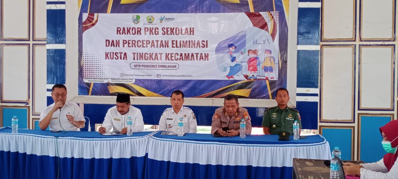 Caption: Situasi saat Rakor tentang percepatan eliminasi Kusta di Kecamatan Tambelangan (Sumber Foto: Safii/Pilar Pos)