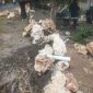 Caption: Kondisi Pekerjaan Plengsengan Pada Proyek Peningkatan Jalan Labuhan-Sreseh Senila Rp1,98 Miliar Dikerjakan CV. Kencana Bahari (Sumber Foto: dok/Pilar Pos)