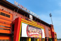 Ilustrasi stadion Gelora Ratu Pamelingan.