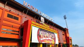 Ilustrasi stadion Gelora Ratu Pamelingan.