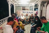 Caption: AWAS Sampang Saat Gelar Refleksi di Kaki Gunung Arjuno-Welirang (Sumber Foto: Safii/Pilar Pos)