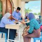 Caption: Situasi Pemeriksaan Kesehatan Gratis Yang Diadakan Oleh PJS di Batulengir (Sumber Foto: Agus Junaidi/Pilar Pos)
