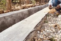 Caption: Salah-satu titik saluran bangunan lama yang dipoles menjadi baru (Sumber Foto: Agus Junaidi/Pilar Pos)