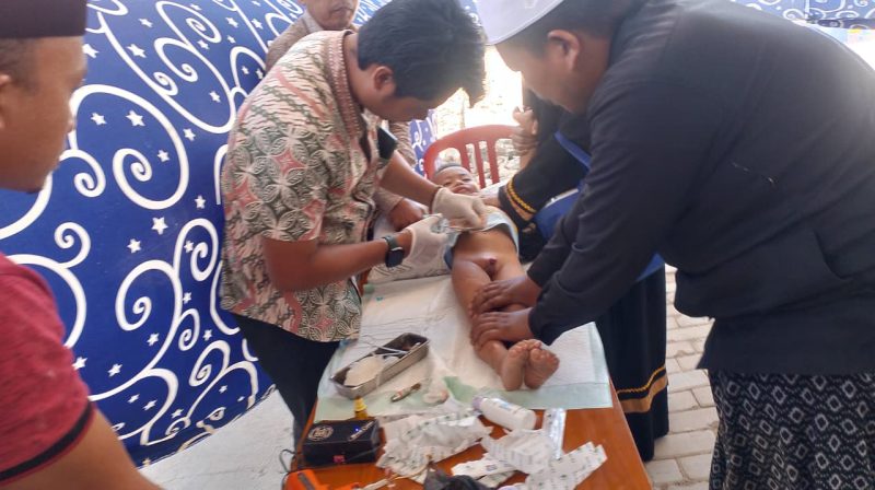 Foto Pilar Pos. Kegiatan Sunnatan Massal Gratis sebanyak 12 anak, Sabtu, 13/09/2025.