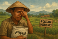 Caption: Ilustrasi Petani dan Pupuk