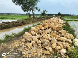 Proyek Pemeliharaan Saluran Skunder Buleung di Pangelen Sampang Rp320 Juta Diduga Asal Jadi
