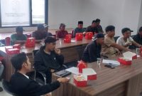 Caption: PNPM Saat Menggelar Audiensi ke Polda Jatim Soal Dugaan Penggelapan Ganti Rugi Rumpon (Sumber Foto: Agus Junaidi/Pilar Pos)