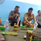 Kapolsek Pasean AKP Gunarto, SM saat memberikan sambutan pada acara lounching MBG Desa Bindang, Senin, 19/01/2026.