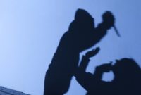 Gambar sketsa pembunuhan. 