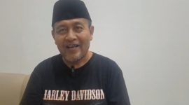 Kuasa hukum korban, Supriyono, saat memberikan keterangan terkait perkembangan kasus Haji Latif di Pamekasan.