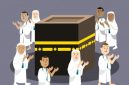 Foto Pilar Pos. Ilustrasi jamaah haji. 