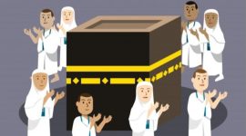Foto Pilar Pos. Ilustrasi jamaah haji. 