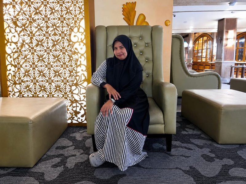 Caption: Siti Farida, Ketua MDW Sampang (Sumber Foto: Siti Farida For Pilar Pos)