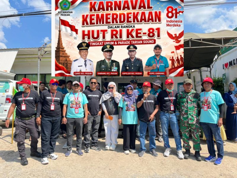 Jajaran Panitia Karnaval HUT RI 81 Kecamatan Pasean, Sabtu 29/08/2026.