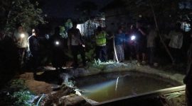 Caption: Kubangan Air Tanaman Tembakau, TKP Balita Umur 4 Tahun Tenggelam di Desa Blu'uran (Sumber Foto: Kasi Humas Polres Sampang For Pilar Pos)