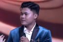Caption: Ari Adriansyah D'Academy 8 saat usai penampilan di Top 17 Result (Sumber Foto: Screenshot video siaran langsung di TV Indosiar/dok Pilar Pos)