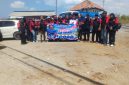 Ormas Madas Nusantara Kabupaten Pamekasan Sebelum Berangkat ke lokasi pendistribusian air gratis untuk warga. Kamis, 24/09/2026.