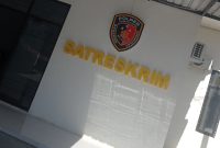 Caption: Kantor Satreskrim Polres Pamekasan (Sumber Foto: Ridho/Pilar Pos)