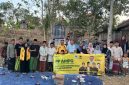 Caption: Sekjend PP AMPG Ubaidillah, bersama masyarakat Desa Lepelle di Pembangunan Sumur Air Bersih (Sumber Foto: Ubaidillah For Pilar Pos)
