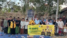 Caption: Sekjend PP AMPG Ubaidillah, bersama masyarakat Desa Lepelle di Pembangunan Sumur Air Bersih (Sumber Foto: Ubaidillah For Pilar Pos)