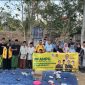 Caption: Sekjend PP AMPG Ubaidillah, bersama masyarakat Desa Lepelle di Pembangunan Sumur Air Bersih (Sumber Foto: Ubaidillah For Pilar Pos)