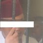 Terduga MD saat berada di jeruji besi dan sedang menjalani sidang dakwaan di pengadilan negeri Kabupaten Pamekasan, Selasa, 22/09/2026.