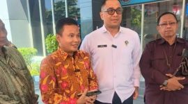 Penasihat hukum korban kekerasan seksual terhadap perempuan disabilitas berinisial S (46), Moch. Taufik, S.I.Kom SH, MH. Saat menjelaskan kepada wartawan. Rabu, 30/09/2026.