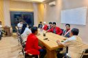 Caption: DPC GMNI Pamekasan saat gelar audiensi di Polres Pamekasan (Sumber Foto: Ridho/Pilar Pos)