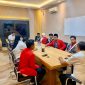 Caption: DPC GMNI Pamekasan saat gelar audiensi di Polres Pamekasan (Sumber Foto: Ridho/Pilar Pos)
