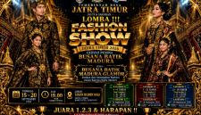 Caption: Pamflet Lomba Fashion Show Pemdes Jatra Timur Tahun 2026 (Sumber Foto: Agus Junaidi/Pilar Pos)
