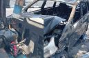 Caption: Mobil Xenia Yang Terbakar Usai Isi Pertalite dan Tangki Modifikasi (Sumber Foto: dok/Pilar Pos)