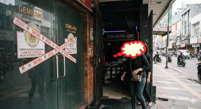 Foto ilustrasi, diduga LC Masuk ke tempat hiburan di Pamekasan usai penutupan/disegel.