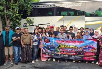 Rombongan Ormas Madas Nusantara goes to Jakarta, di perjalanan menuju lokasi. Sabtu, 24/10/2026.