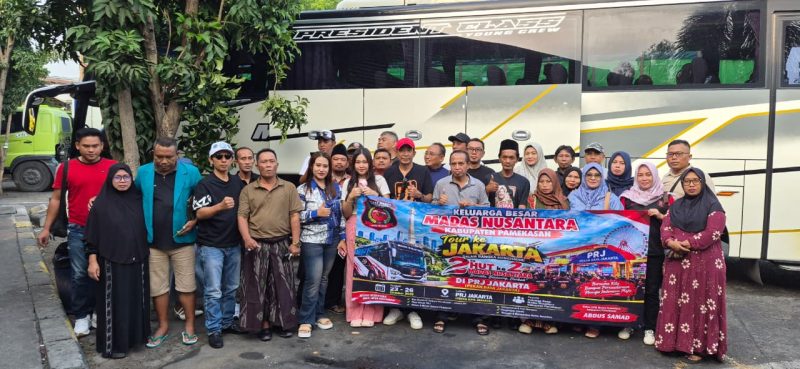 Rombongan Ormas Madas Nusantara goes to Jakarta, di perjalanan menuju lokasi. Sabtu, 24/10/2026.