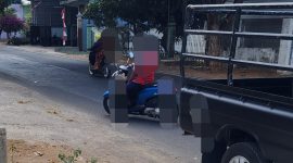 Foto Nara Sumber. Pilar Pos. Dugaan aksi penimbunan BBM saat Mobil plPertamina datang ke lokasi, di SPBU Sotabar, Pasean - Pamekasan. 