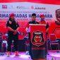 Yusuf Rizal, Ketua DPP Madas Nusantara. Saat memberikan sambutan. 